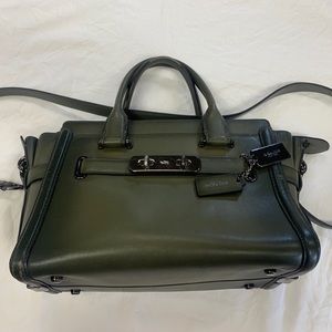 Coach Swagger 27 Bag Olive Green